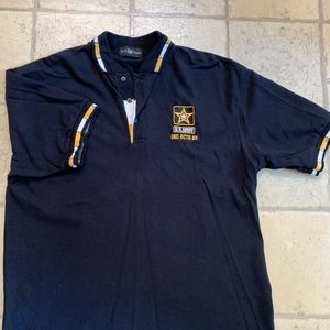 Black Army Polo Shirt